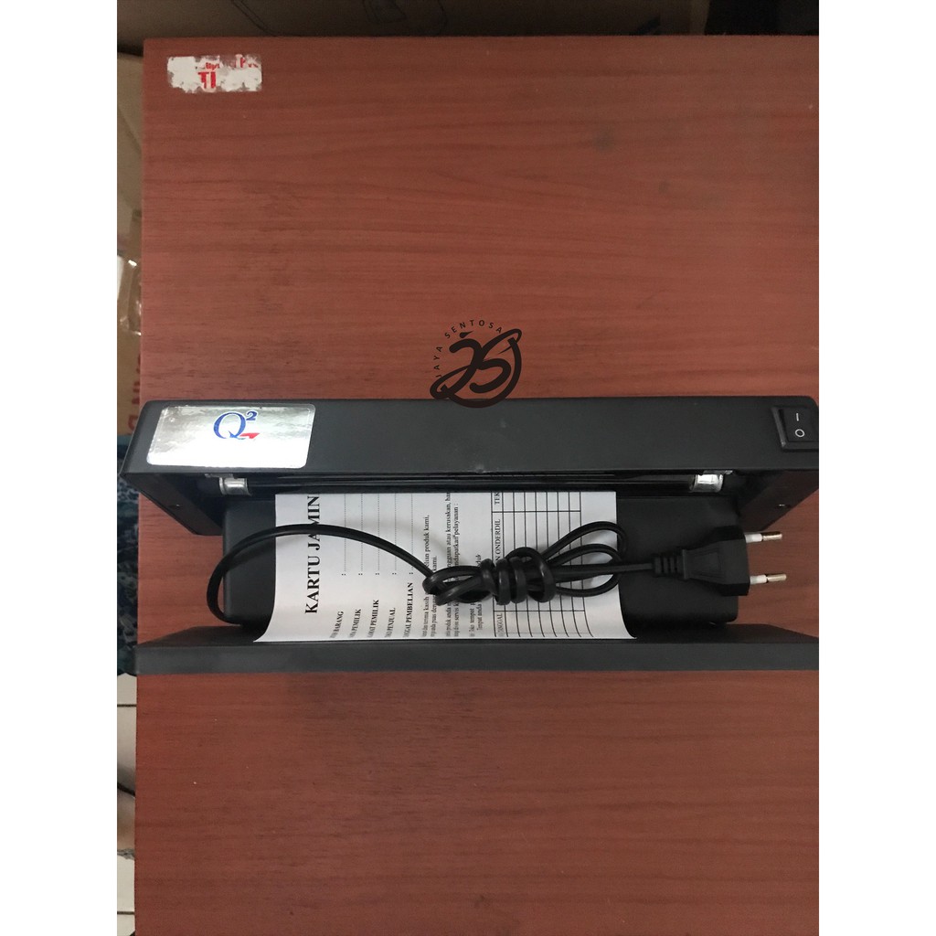 DETEKTOR UANG PALSU MONEY DETECTOR Q2 LAMPU DETEKTOR