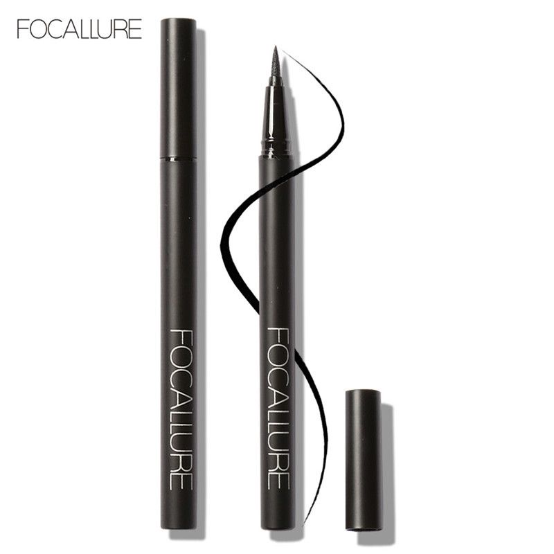 FOCALLURE Tahan air Black Liquid Eyeliner Pensil - Makeup