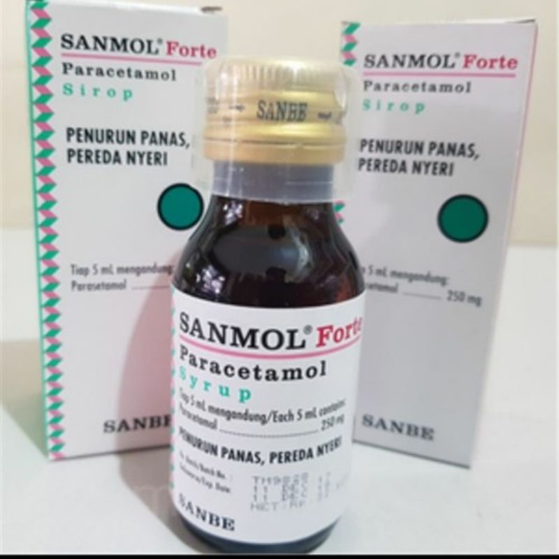 sanmol syr 60ml, sanmol syr forte dan sanmol drop untuk menurunkan demam dan nyeri