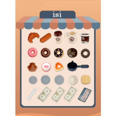 Home Coffee Machine Maker Mainan Anak Membuat Kopi Peran Dapur