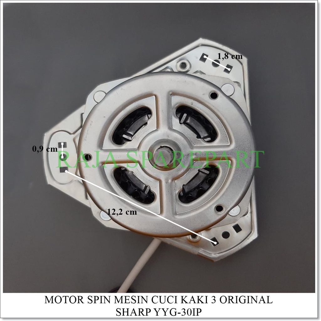 Motor Spin / Dinamo Pengering Mesin Cuci Kaki 3 SHARP 30Watt Original