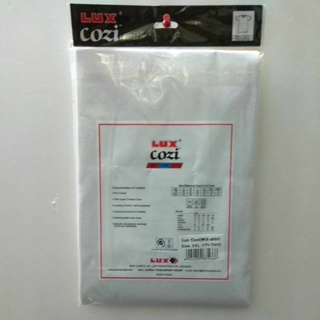 Lux Cozi Kaos Oblong Pria Dewasa Lux Cozi |W t-shirt|1 Pc Pack