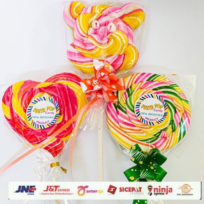 

PERMEN LOLIPOP 9 CM MICKEY MOUSE/LOVE/BULAT