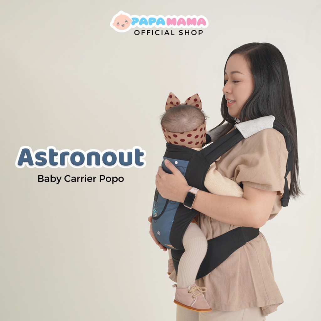 Papamama Popo Baby Carrier - Astronout 7031