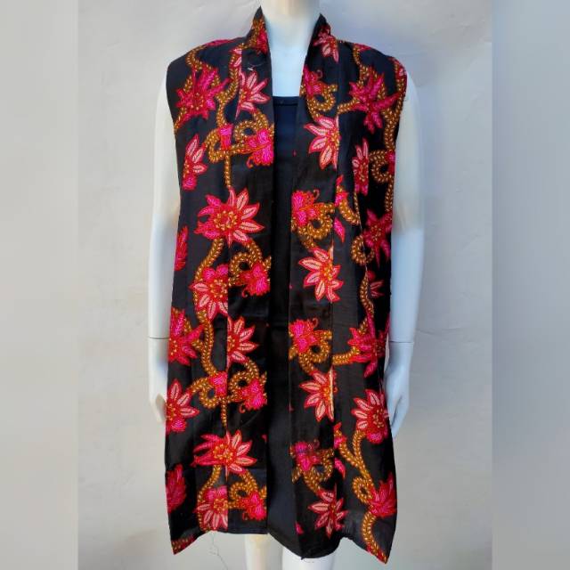 Vest Batik Rompi Outer Wanita Murah