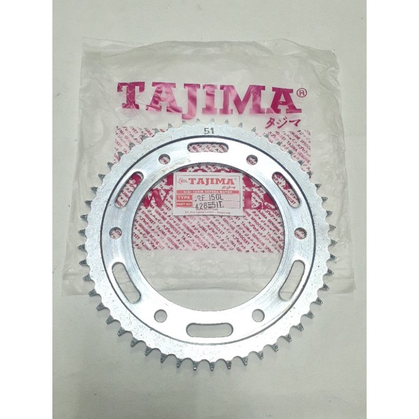 gir gear belakang crf 150 ukuran 51 428 Tajima