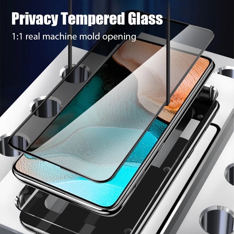 Pelindung Layar Tempered Glass 9H Anti Spy Untuk Xiaomi 11T / 11Pro / 11LITE