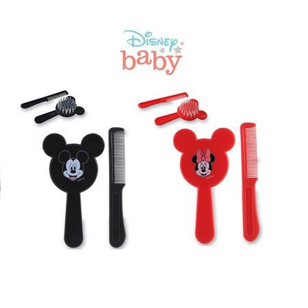 Sisir Rambut Bayi Mickey Minnie BRUSH / COMB BABY LUSTY BUNNY - Sisir bulu halus DMM-6011