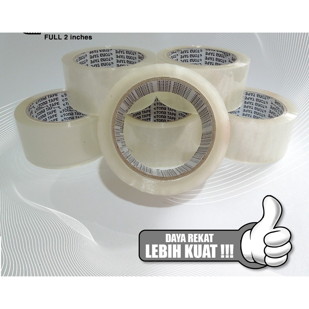

1 KARTON Lakban ETONA 48x90 YARD BENING/COKLAT
