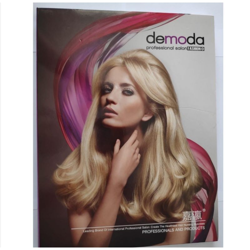 

{COD OK}BUKU KATALOG WARNA DEMODA / HAIR COLOR CHART 54 WARNA