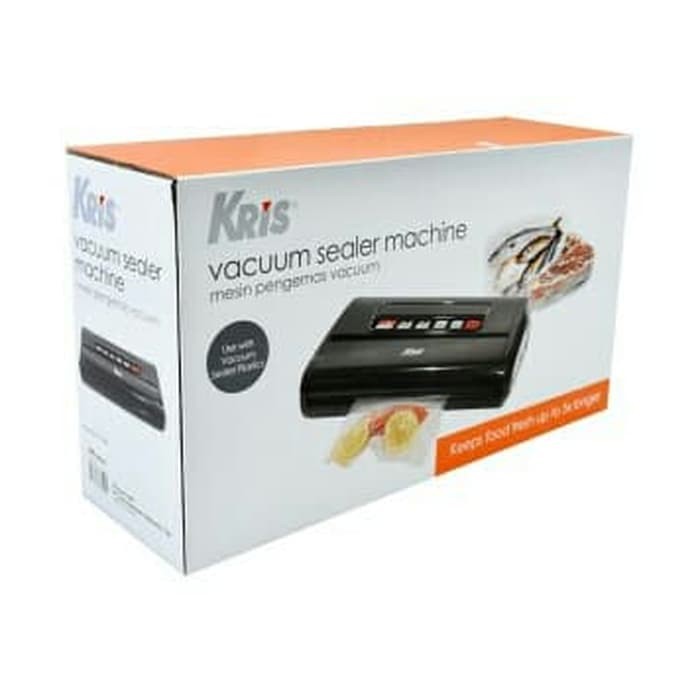Kris Vacuum Sealer Machine / Alat Pengemas Vakum Black With Dual Seal