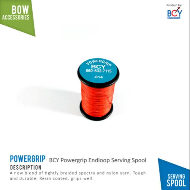 Bcy Serving Spools Powergrip Endloop RED
