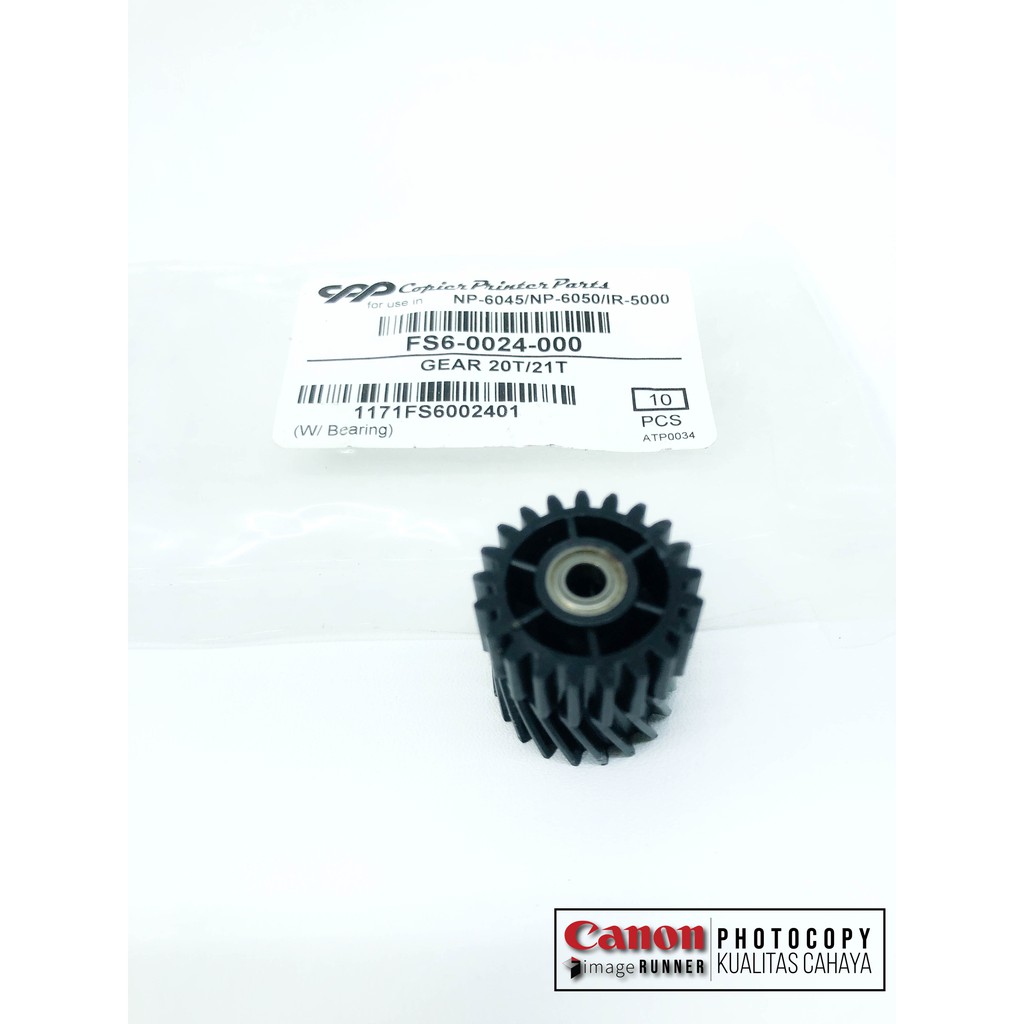 Gear Developing 20T/21T Canon IR 6000/6570/5075 FS6-0024-000