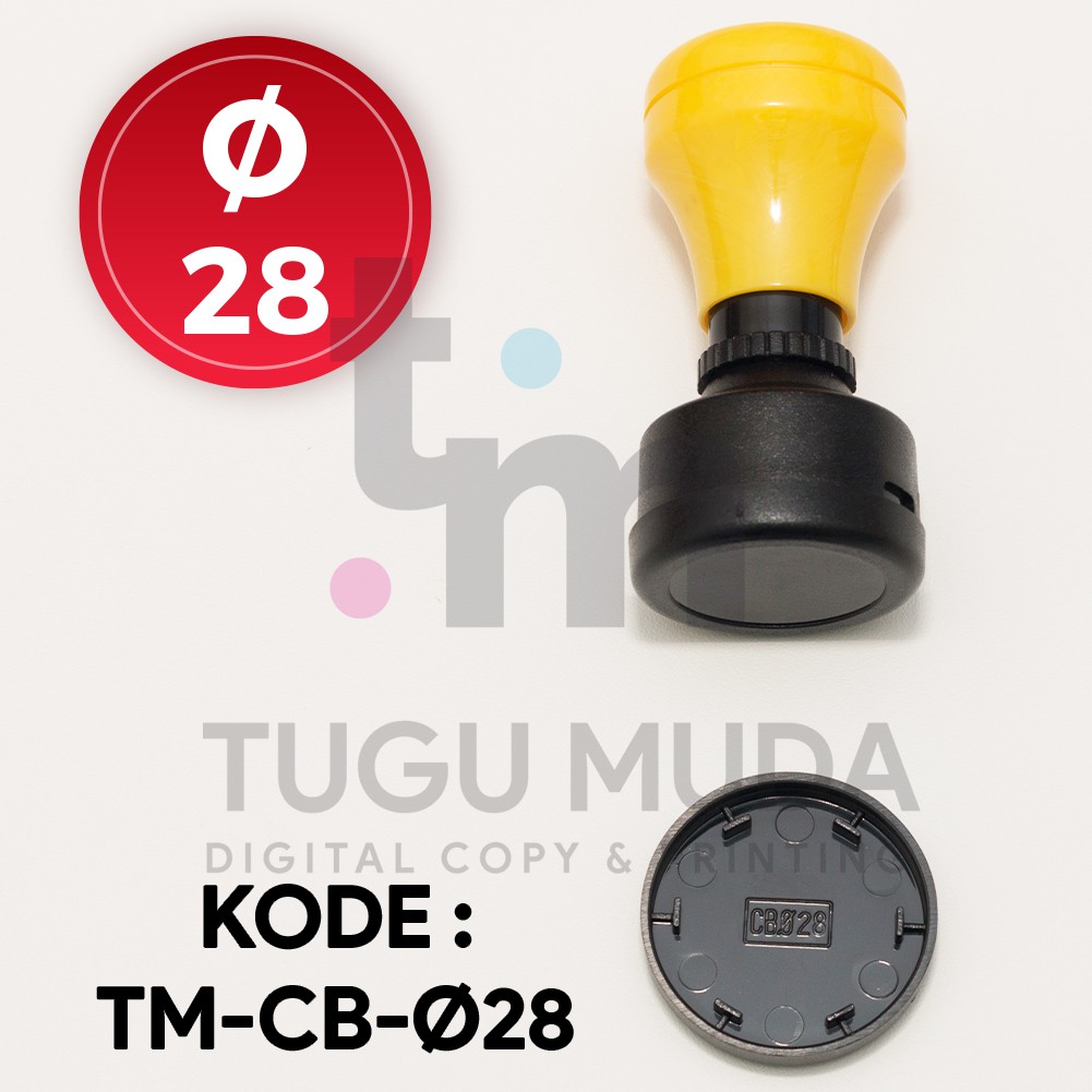 

Gagang Stempel Flash BULAT/LINGKARAN D28 (∅28mm) - TM-CB-DIAMETER 28