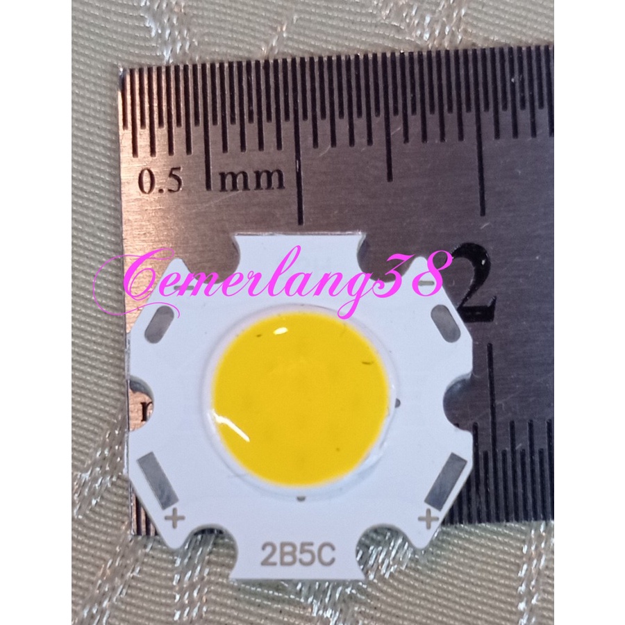 HPL 5W COB / High Power LED 5 Watt Warm White Chips On Board 10-20mm