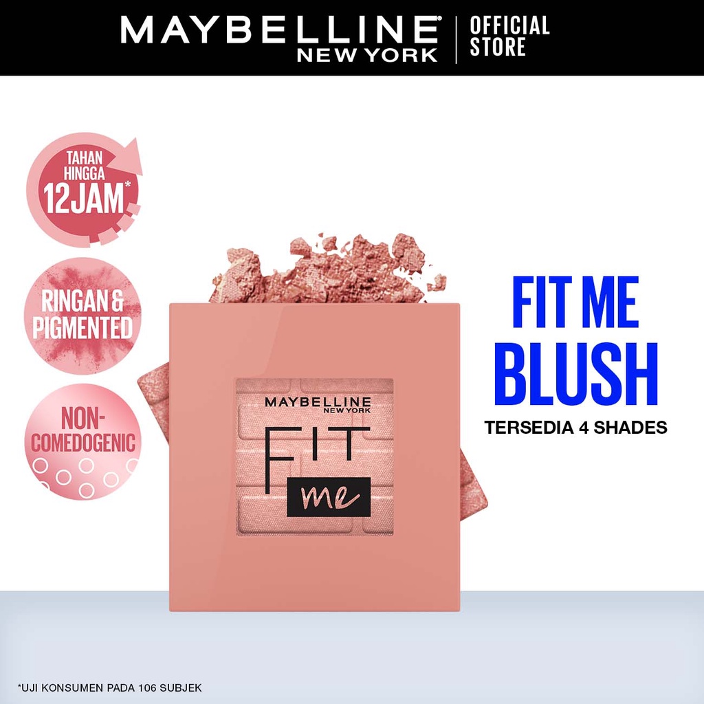Maybelline Fit Me Blush Make Up (Blush Untuk Wajah Lebih Cerah Dan
Tahan Lama)