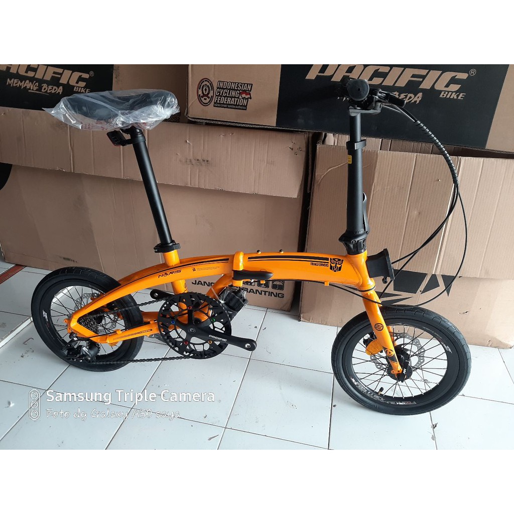 Sepeda Lipat Seli Folding 16 20 inch NORIS 2.0 TRANSFORMER PACIFIC
