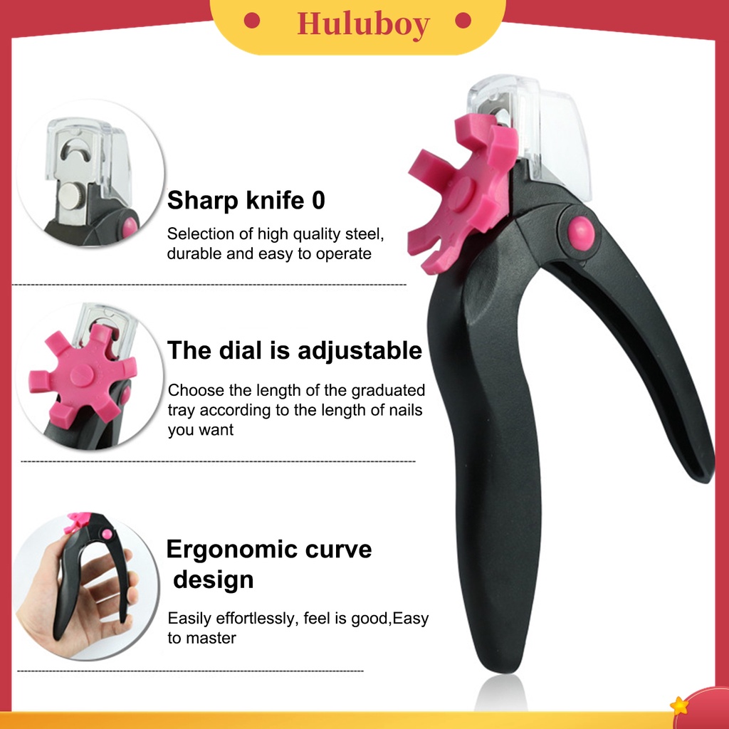 Huluboy Huluboy♡ Gunting Kuku Palsu Desain Ergonomis Anti Oksidasi Untuk Salon