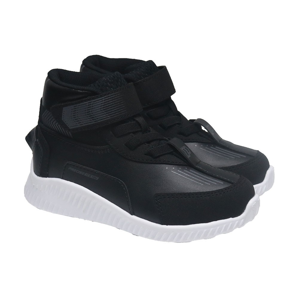 Precise Ciro TD Sepatu Sneakers Sekolah Anak - Black/White