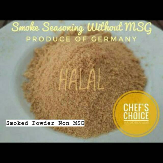 

Smoked Seasoning Non MSG 100 gr / Perisa Perasa Asap Tanpa MSG / Smoked Powder