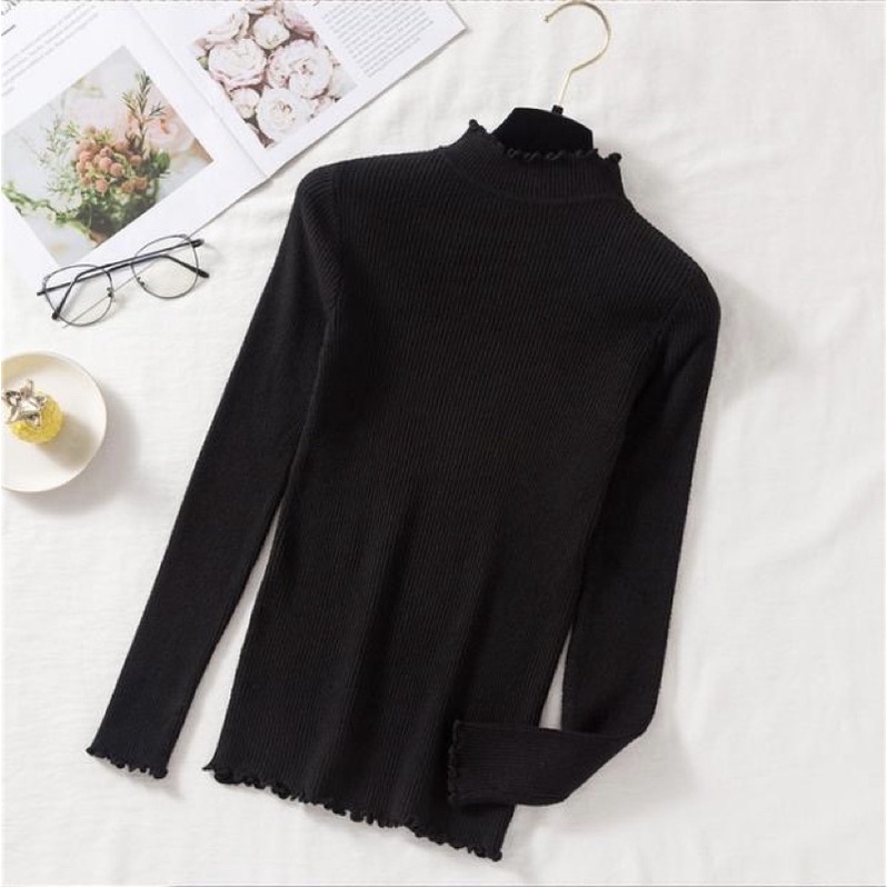 FX SHOP MANSET DAISY CURLY / MANSET AISHA KRIWIL / MANSET KRIWIL RAJUT PREMIUM TURTLENECK KNIT MANSET