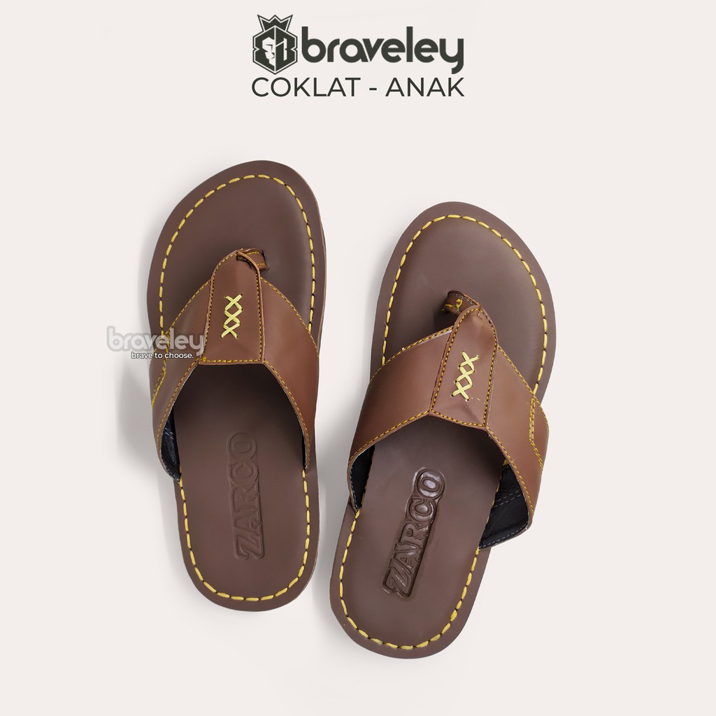 SANDAL ANAK LAKI LAKI JEPIT SOL JAHIT BRAVELEY ANAK COWOK