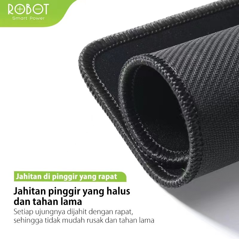 Mousepad ROBOT Alas Karet Anti Slip RP01 Black Original