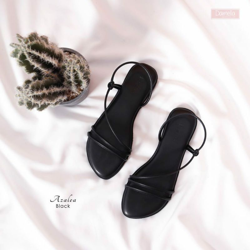 Damelia Azalea sandal flat/Black/size 41