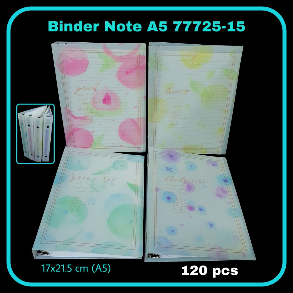 

ILP Binder Note A5 WZ-77725-15 / Buku Ring / Bindernote / Buku Note