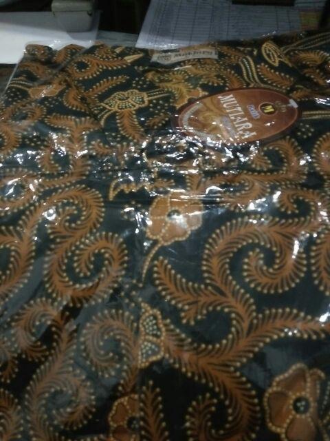 Cpk Risna Batik Hrb026 Kenongo Hem Kemeja Batik Pria Lengan Pendek  Katun Primis Halus M L Xl