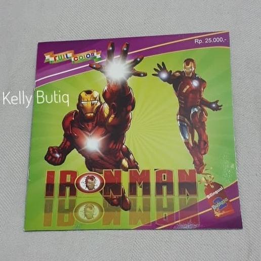jual Buku Cerita Anak Dua Bahasa Bilingual Story Book Karakter Iron Man