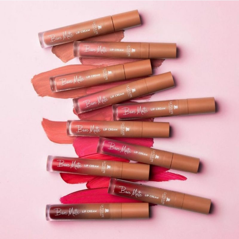 LA TULIPE Bare Matte Lip Cream 10 Shades | Latulipe