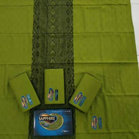 Sarung Sapphire Dewasa Pria I Sarung Sapphire Polos Warna Dobby Original