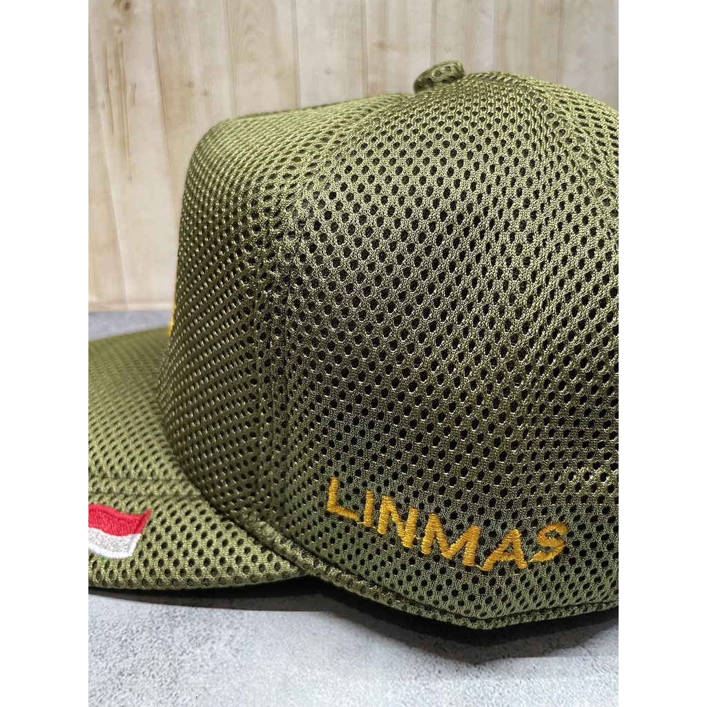 Topi Jaring Linmas - Topi Hansip - Topi Linmas - Topi