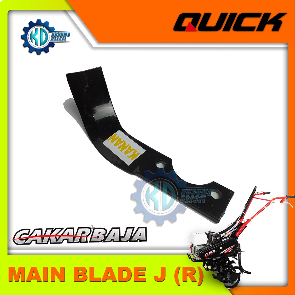 BLADE J - KANAN -  PISAU ROTARY J - KANAN - CAKAR BAJA QUICK