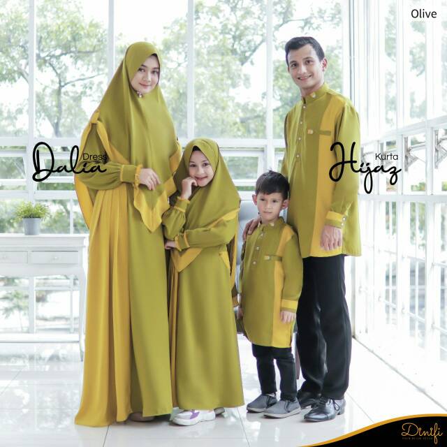 Gamis Dalia Sarimbit Mouza
