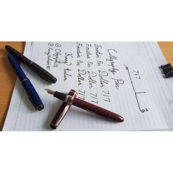 

Baru FC8YL Fountain Pen Pena Tinta Qallam Khot Kaligrafi Arab, Dollar Fountain Pen. Pakistan. Pena T