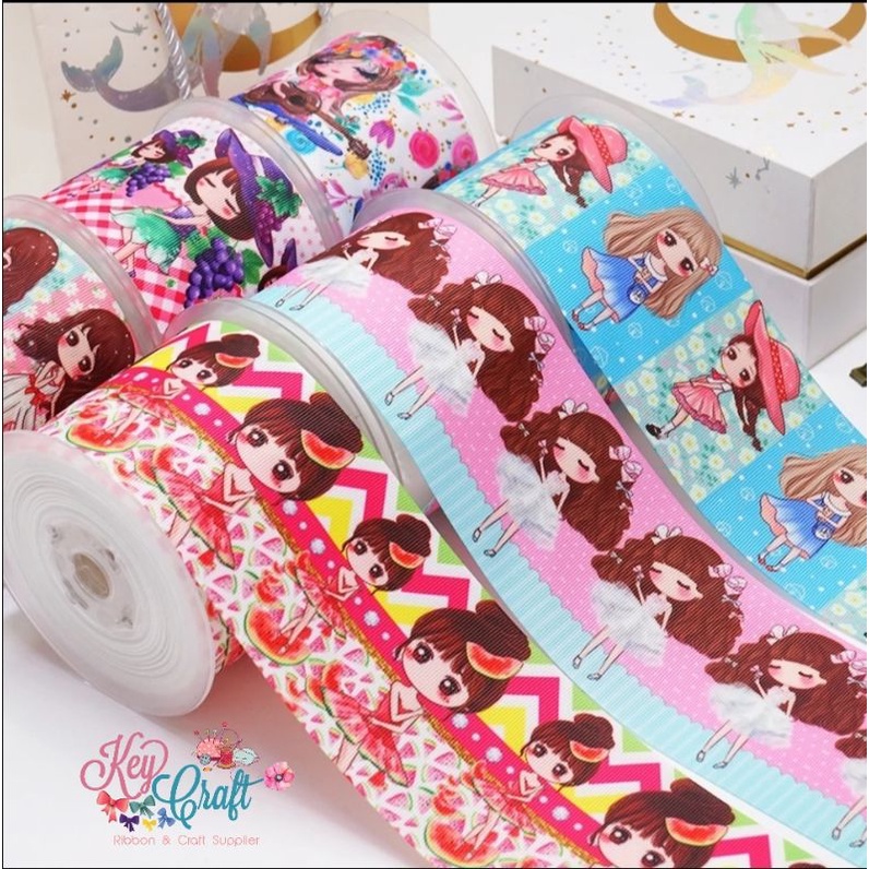 

Pita Grossgrain motif doll girls motif 4cm