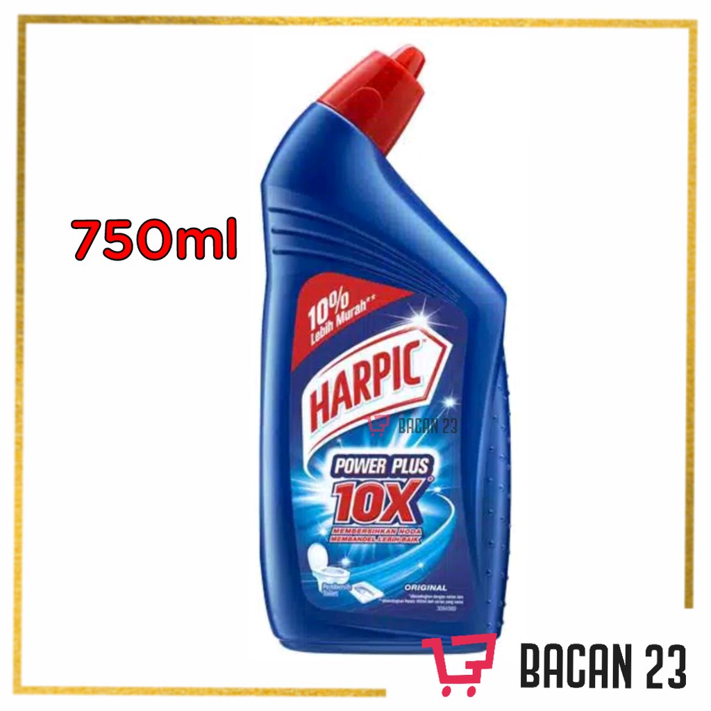 Harpic Power Plus Original (750ml) / Pembersih Kamar Mandi /  Bacan23 - Bacan 23