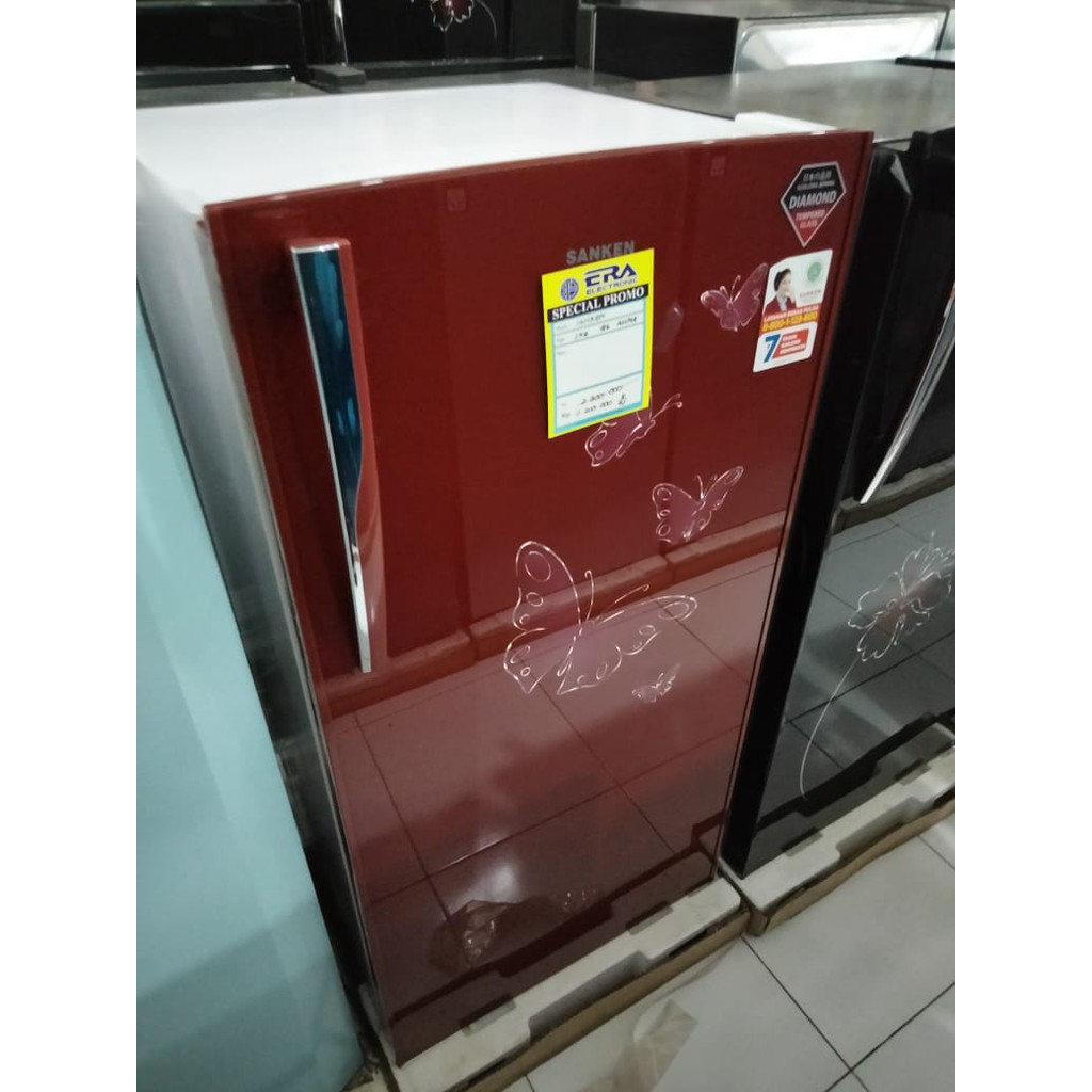 Sanken Kulkas 1 Pintu SK-G186AH-MR Khusus Magelang 180Liter