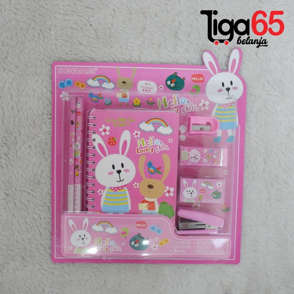 365 STATIONERY SET #40990 Buku &amp; Alat Tulis Anak / Karakter Fancy Gambar Lucu