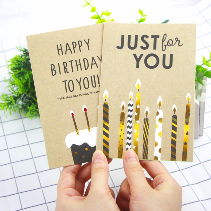 Kartu Ucapan Happy Birthday Kartu Thank You Greeting Card Murah Grosir GROSIR