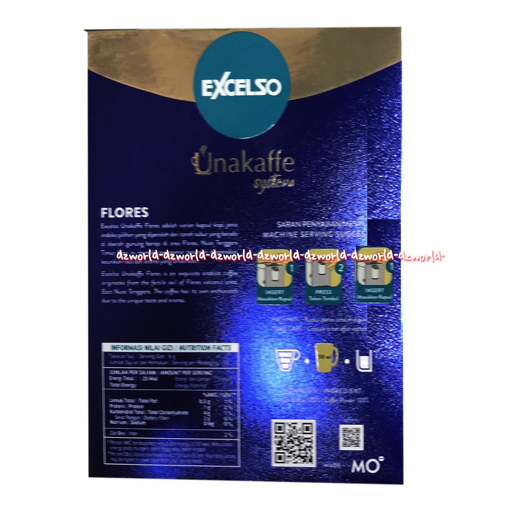 Excelso Unakaffe Flores Coffee Capsules 12kopi Kapsul Instan Ekselso Exselso Kopi Cair Cup Excelso Unakafe Floress Capsul Coffee Kopi Kapsul Flores