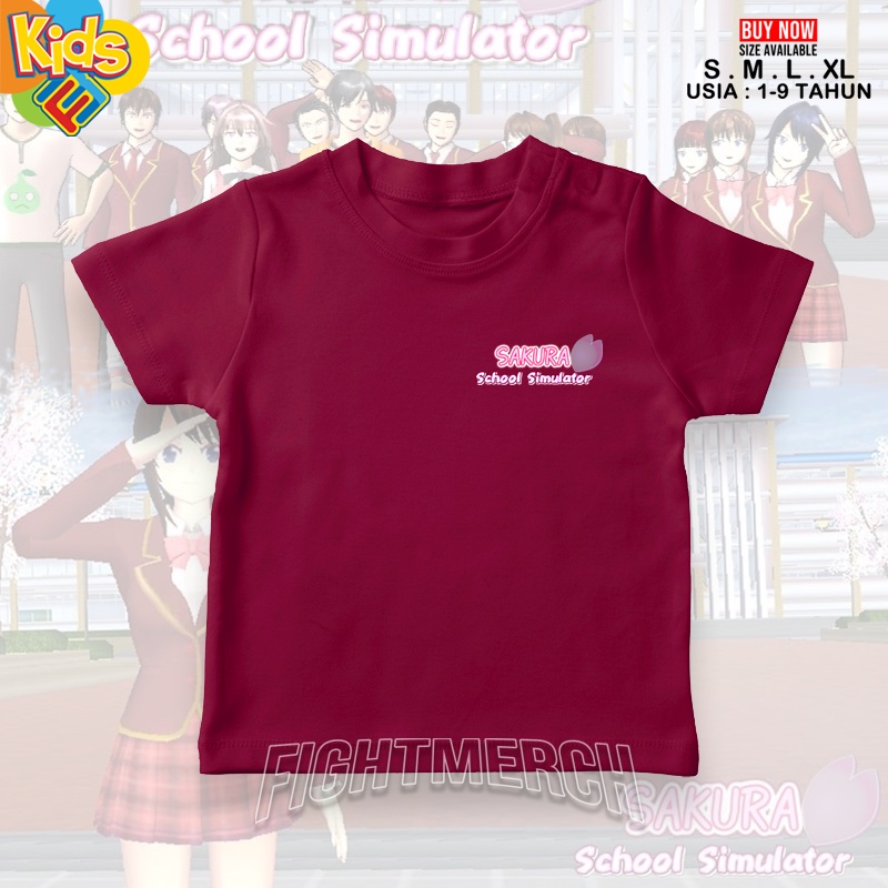 KAOS ANAK SAKURA SCHOOL SCHOOL SIMULATOR