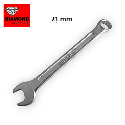 Kunci Ring Pas Combination Wrench Spanner 10 12 14 17 18 20 21 mm Kunci bengkel Sepeda Motor-Ringpas 21 Diamon
