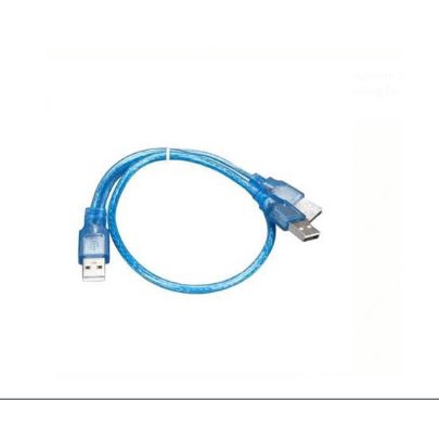 Usb A 2.0 male to 2 Usb-a male splitter cable nyk data sync for casing hdd ssd external enclosure - Kabel usb2.0 A cabang