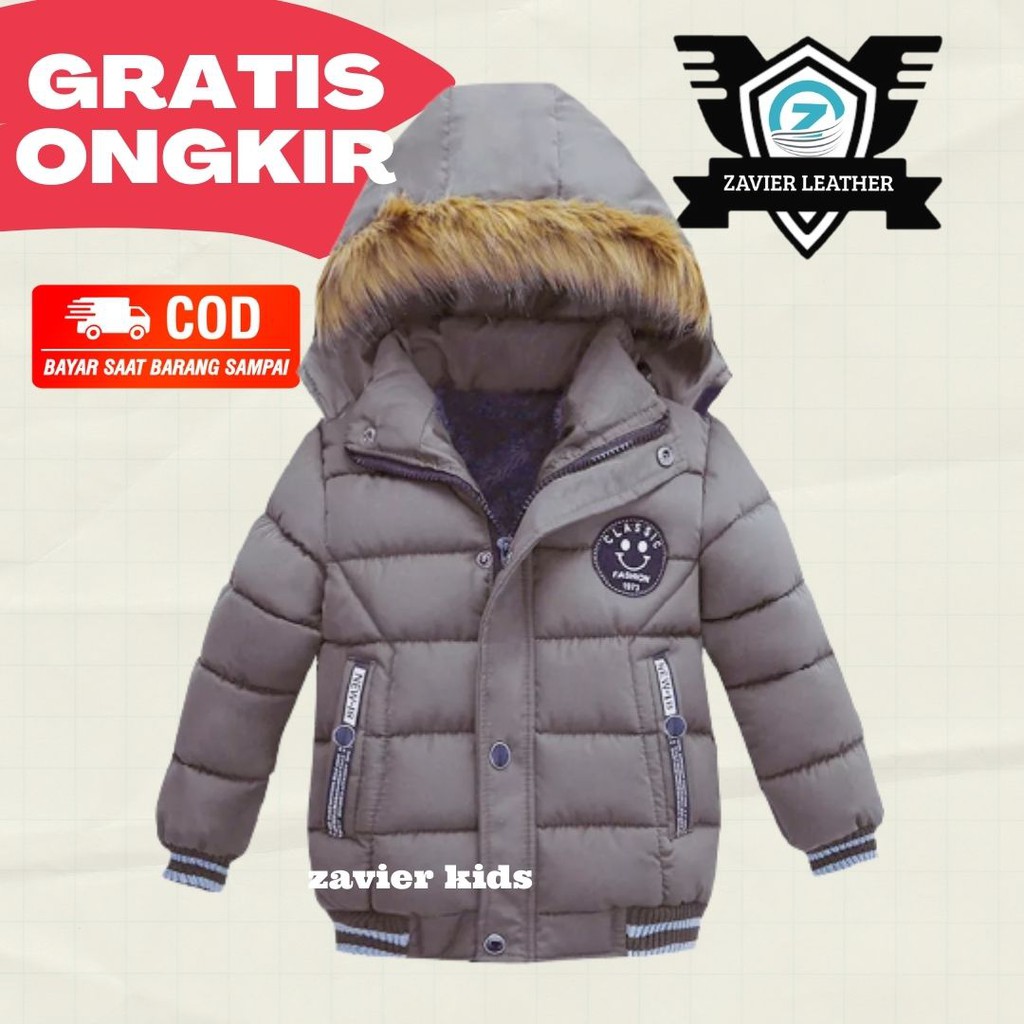 Jaket Winter Anak Hoodie Musim dingin