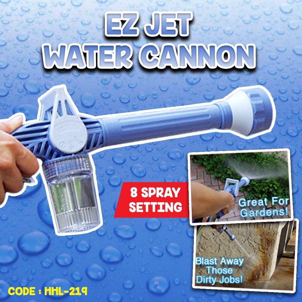 Semprotan cuci motor mobil siram tanaman selang air serbaguna ez jet water canon spray tanpa mesin