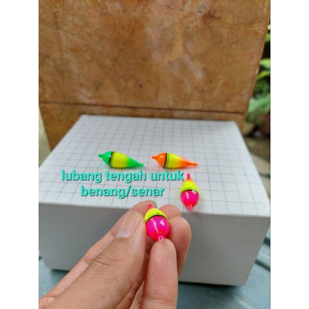 Pelampung Pancing Floater Styrofoam Kumbul Pancing Gabus Bolong