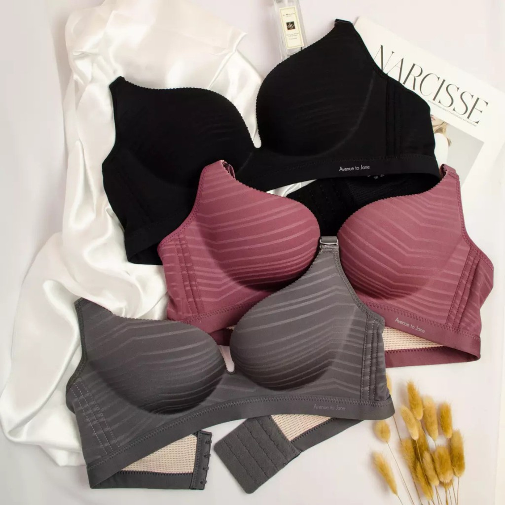 Elena Bra BH Robot Cup B Besar E 299745 - ( 34B-40B ) - Bra Tanpa Kawat Seamless Busa Tipis Kait 4